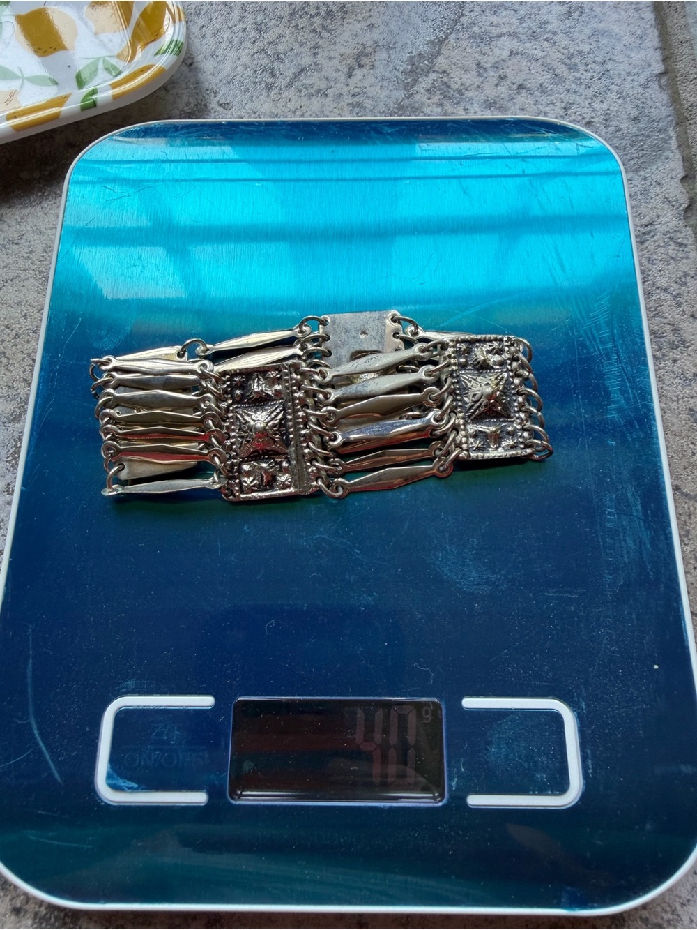 Vintage “Hecho en Mexico” Silver Link Bracelet - Picture 6 of 6